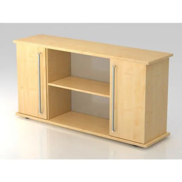 Mcbuero.de Sideboard Sb 2OH 2 Türen BxTxH 166, 1x44, 8x84cm Griff Ce Aho thumbnail