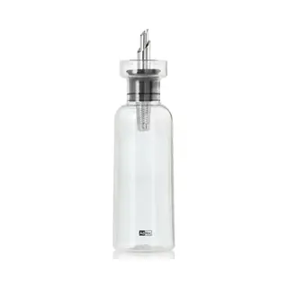 AdHoc Ahm-BZ80 olie- en azijnstel 0,3 l Fles Glas, Silicone, Roestvrijstaal Transparant