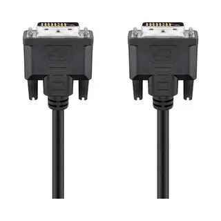 Goobay 50851 Dvi-Kabel 2 m Dvi-D Schwarz
