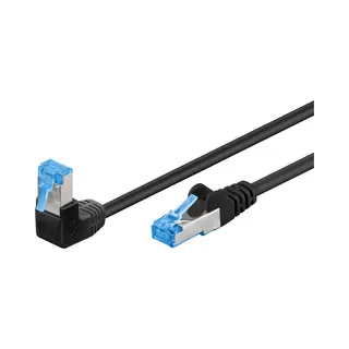 Wentronic 51557 Netzwerkkabel Schwarz 1 m Cat6a S/Ftp (S-Stp)