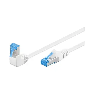 Goobay 51565 Netzwerkkabel Weiß, Blau 2 m Cat6a S/Ftp (S-Stp)