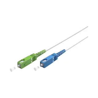 Wentronic 59617 InfiniBand/Glasfaserkabel 0,5 m Sc Ftth Weiß