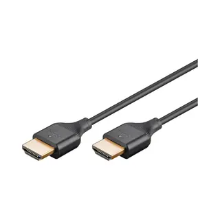 Goobay 75298 Hdmi-Kabel 1 m Hdmi Typ A (Standard) Schwarz