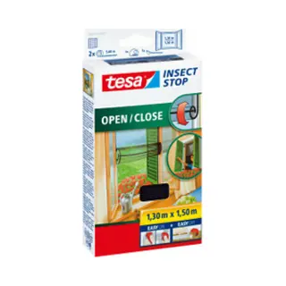 Tesa 55033-00021 Moskitonetz Fenster Anthrazit