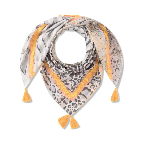 Codello Tuch Animal-Print Und Stay Wild-Schriftzug thumbnail