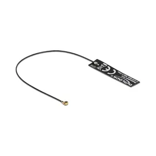 DeLOCK Gnss Beidou Galileo Glonass Gps L1 L2 L5 Antenne I-Pex Inc., Mhf® I kompatibler Stecker 0 - 2 dBi omnidirektional Fpc