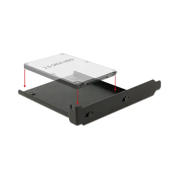 DeLOCK 18212 computerbehuizing onderdelen Universeel Hdd-behuizing thumbnail