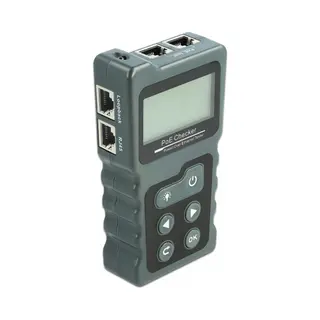 DeLOCK 63110 netwerkkabeltester Tester voor kabels met getwiste aderparen Grijs