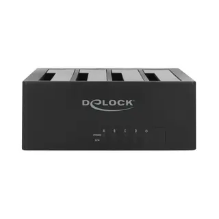 DeLOCK 63930 basisstation voor opslagstations Usb 3.2 Gen 1 (3.1 Gen 1) Type-B Zwart