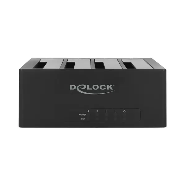 DeLOCK 63930 basisstation voor opslagstations Usb 3.2 Gen 1 (3.1 Gen 1) Type-B Zwart thumbnail