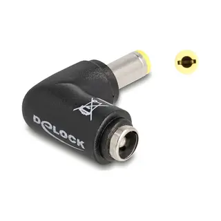 DeLOCK 80795 kabel-connector Dc 5,5 x 2,1 Zwart