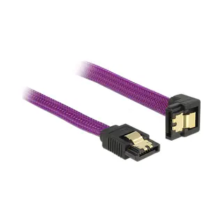 DeLOCK 83695 Sata-kabel 0,3 m Paars