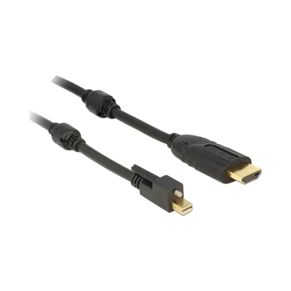 DeLOCK 83731 video kabel adapter 3 m Mini DisplayPort Hdmi Zwart thumbnail