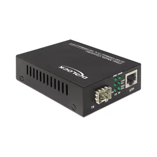 DeLOCK 86110 Netzwerk Medienkonverter 1000 Mbit/s Schwarz