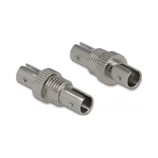 DeLOCK Lwl Kupplung St Simplex Buchse zu St Simplex Buchse Metall