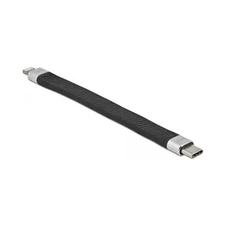 DeLOCK Fpc Flachbandkabel Usb Type-C zu Lightning für iPhone, iPad und iPod 13 cm