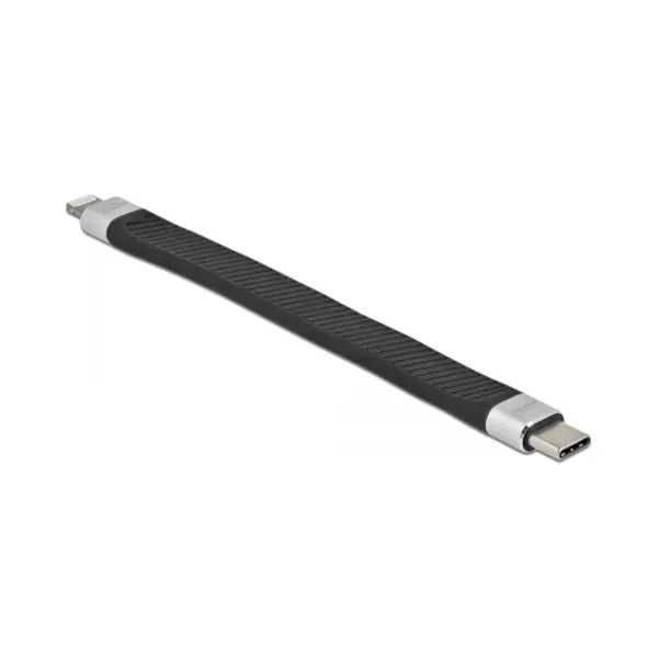 DeLOCK Fpc Flachbandkabel Usb Type-C zu Lightning für iPhone, iPad und iPod 13 cm thumbnail