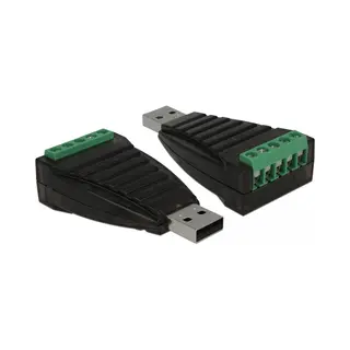 DeLOCK 87738 netwerk media converter Intern Zwart