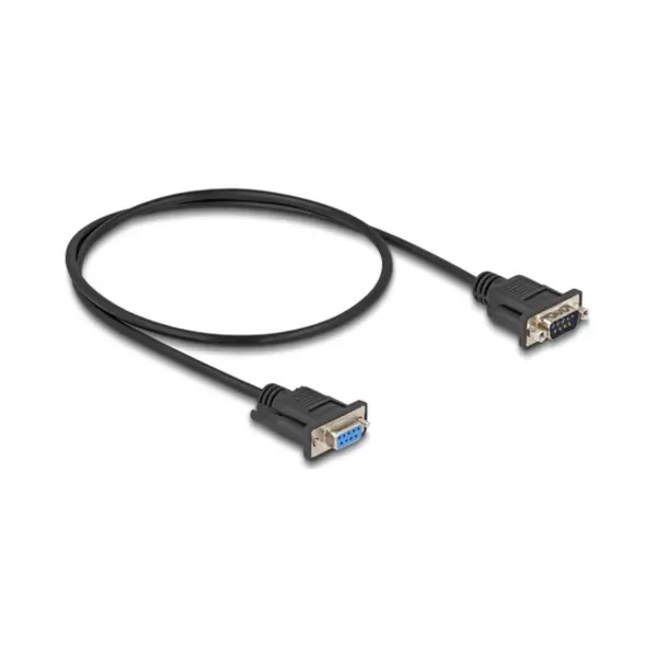 DeLOCK 87819 seriële kabel Zwart 0,5 m Rs-232 thumbnail