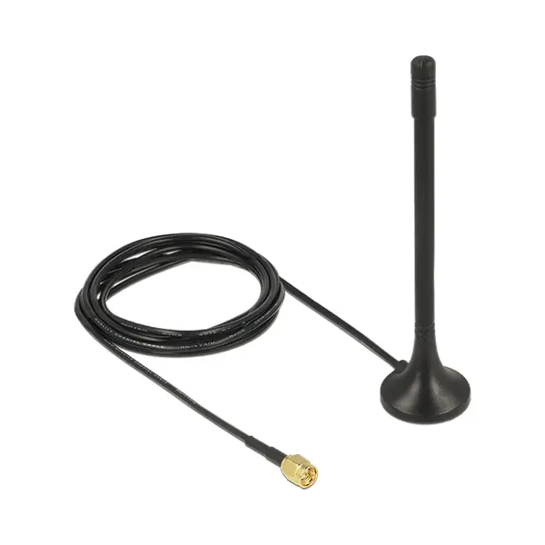 DeLOCK 89490 network antenna Omni-directional antenna Sma 2 dBi thumbnail