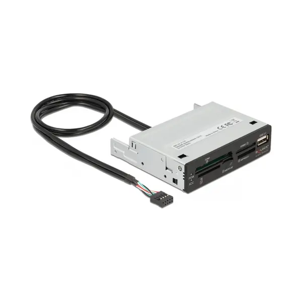DeLOCK 3.5″ Usb 2.0 Card Reader 5 Slot + 1 x Usb 2.0 Typ-A Buchse thumbnail