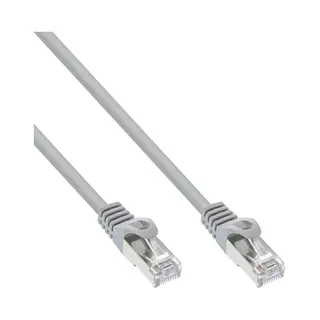 InLine Patchkabel, Sf/Utp, Cat.5e, grau, 3m