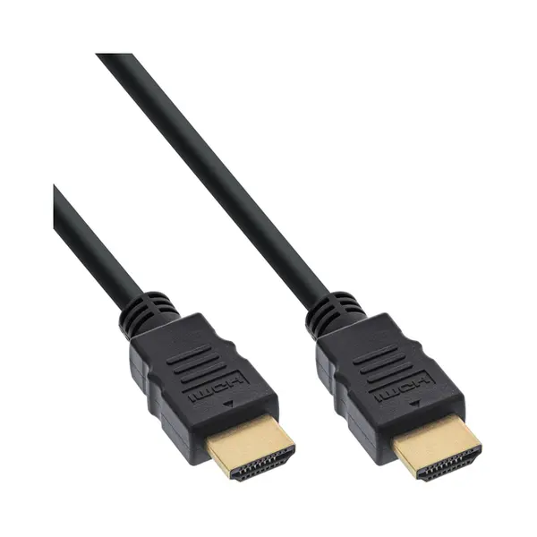 InLine Hdmi Kabel, Hdmi-High Speed mit Ethernet, St/St, schwarz, 7m thumbnail