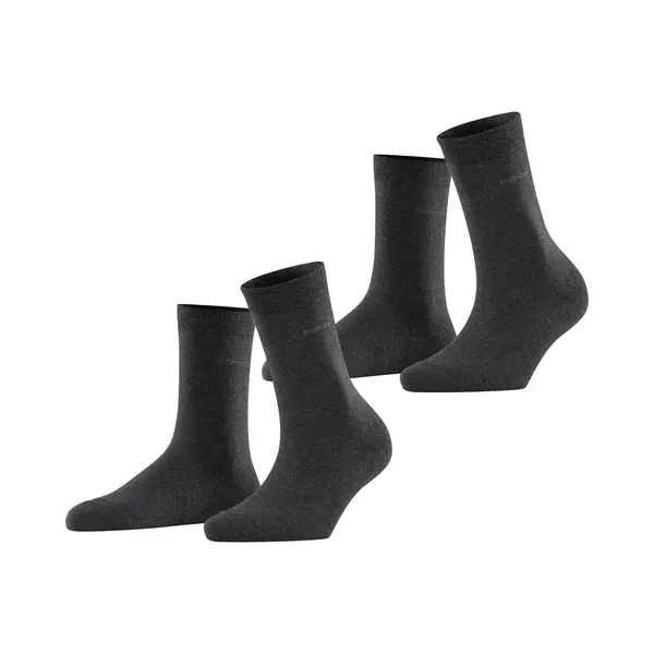 Esprit Socken "Basic Easy" 2er Pack, 2 Stk. Tlg. Ohne Einschneidendes Bündchen, Basic-Socke, Uni-Strümpfe Atmungsaktiv thumbnail