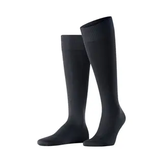 Falke Herren Socken Blau Baumwolle & Mix Unifarben
