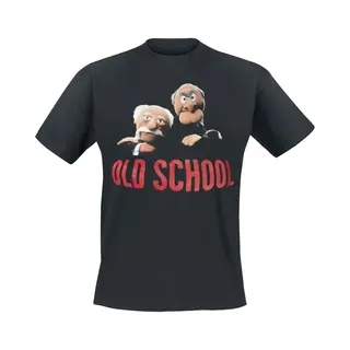 Die Muppets Old School T-Shirt Schwarz In 4XL