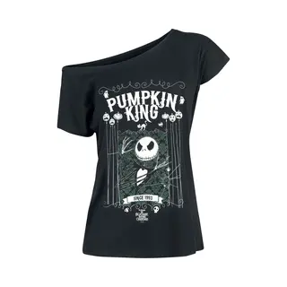 The Nightmare Before Christmas Jack Skellington - Pumpkin King T-Shirt Black