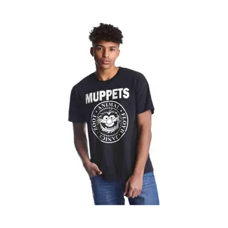 The Muppets Animal - Rock 'n' Roll T-Shirt Black