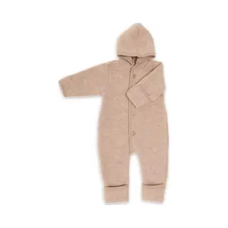 Engel Natur Merino Overall Fleece 50/56 Sand Melange