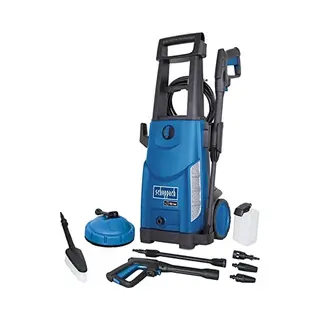 Scheppach HCE2600 Electric Pressure Washer | 180 Bar | Powerful & Versatile Surface Cleaning | Quick-Connect System & Accessories + 5m Hose