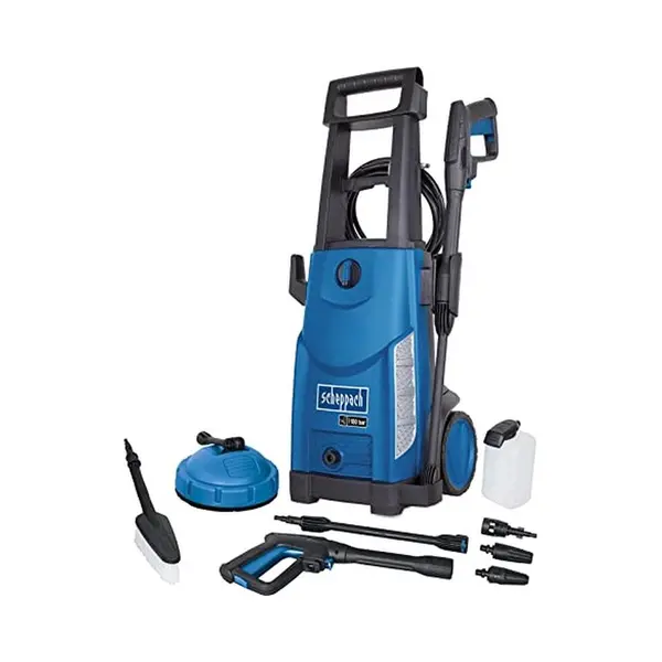 Scheppach HCE2600 Electric Pressure Washer | 180 Bar | Powerful & Versatile Surface Cleaning | Quick-Connect System & Accessories + 5m Hose thumbnail