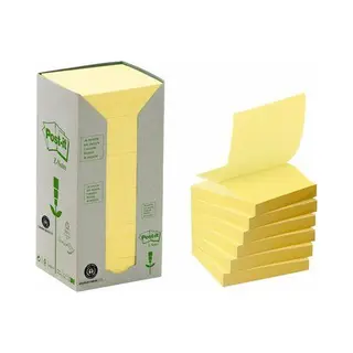 Post-It 7000033934 zelfklevend notitiepapier Vierkant Geel 100 vel Zelfplakkend