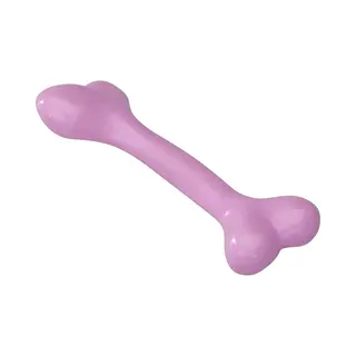 Ebi - Speelgoed Voor Dieren - Hond - Rubber Been Met Aarbeien Smaak M - 17, 75cm Roze - 1st