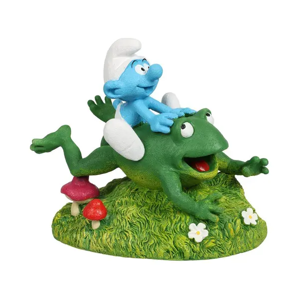 Smurfs Aquadella - Aquariumdecoratie - Vissen - Smurfen Bos Kikker 13x8, 2x11, 4cm Meerkleurig - 1st thumbnail