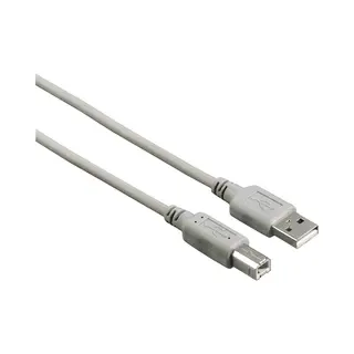 Hama 00200900 Usb Kabel Usb 2.0 1,5 m Usb A Usb B Grau