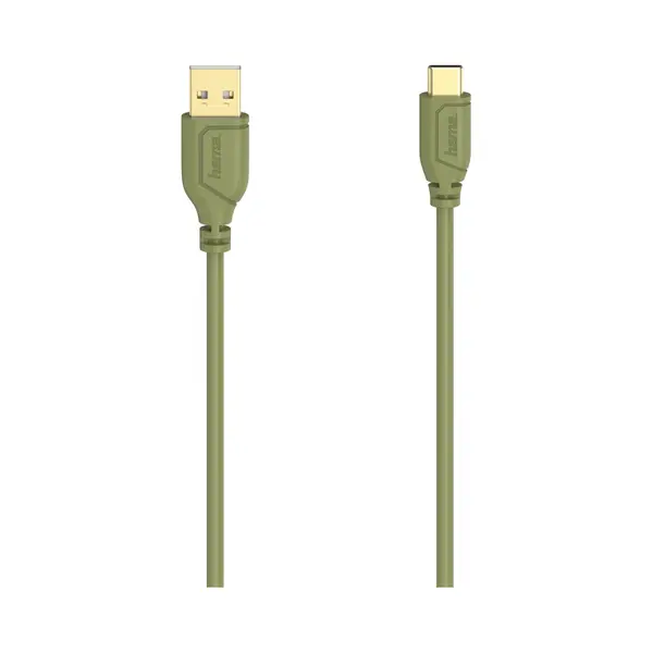 Hama Flexi-Slim Usb Kabel Usb 2.0 0,75 m Usb C Usb A Grün thumbnail