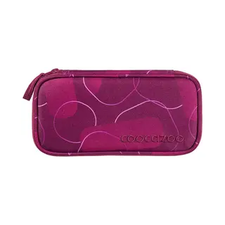 Coocazoo Mäppchen „Berry Bubbles”, Rosa-pink, Federmäppchen, Großes Hauptfach, Schlaufen Für Zirkel, Geodreieck Und Lineal, Stundenplanfach,
