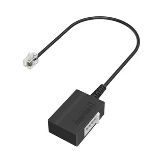 Hama 00201130 Kabelgeschlechtswechsler Tae-F RJ11 Schwarz