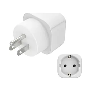 Hama 00223438 netstekker adapter Type B Typ C (Eurostekker) + Type F Wit