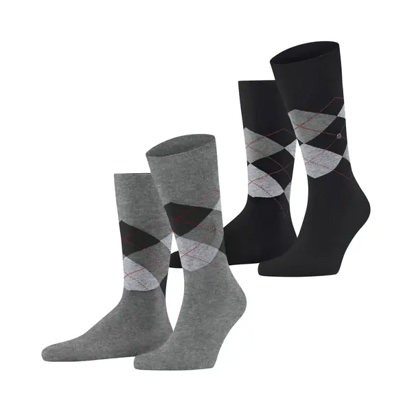 Burlington Socken Everyday Argyle (3er Pack) Atmungsaktiv thumbnail