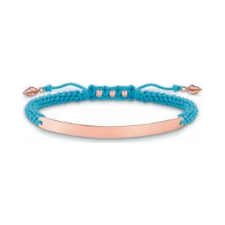 Armband Dames Thomas Sabo LBA0062-597-1 Blauw Roze Goud Zilver