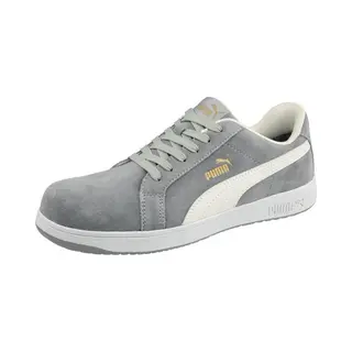 Puma Safety Iconic Low S1PL Esd Fo Hro Sr Unisex Safety Shoes Non-Slip Metal-Free Fibreglass Cap, Gray, 10.5 Uk