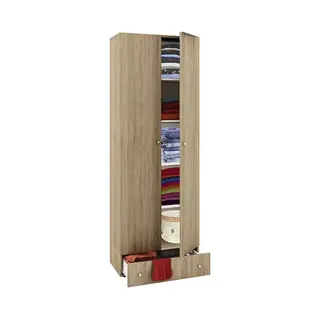 Ebuy24 Kleiderschrank Vandol Drehtüren S
