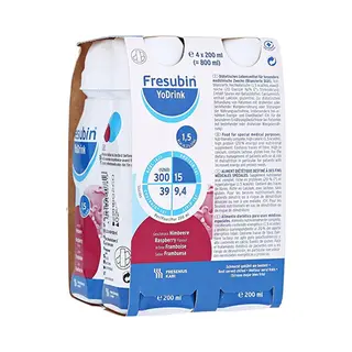 Fresubin Yodrink Framboos 4 Stuks