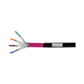 LogiLink CPV0081 netwerkkabel Zwart 50 m Cat7 S/Ftp (S-Stp)
