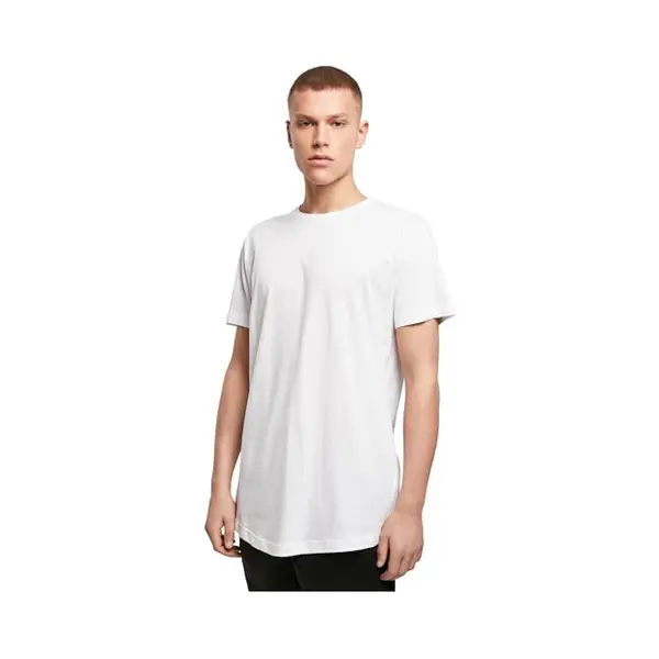 Build Your Brand Herren Shaped Long Tee – Langes T Shirt Aus Baumwolle Mit Abgerundetem Saum Im Streetwear Style Für Alltag Freizeit Und Casual thumbnail